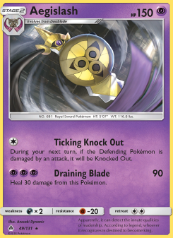 Aegislash - pokemon TCG Card
