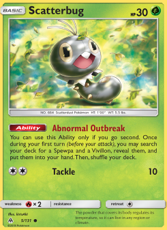 Scatterbug - pokemon TCG Card