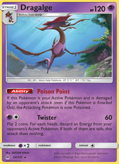 Dragalge - pokemon TCG Card