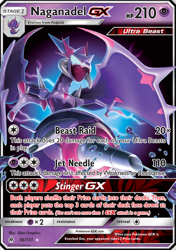 Naganadel GX - Pokémon TCG Card