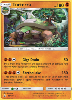 Torterra - pokemon TCG Card