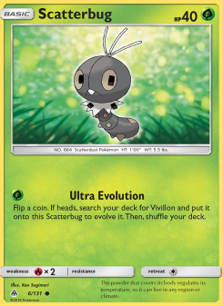 Scatterbug - pokemon TCG Card