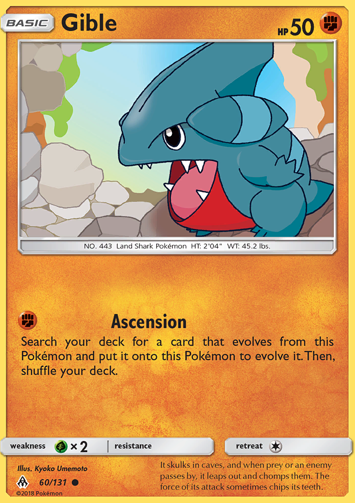 Gible - Pokémon TCG Card