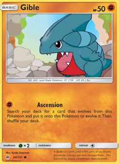 Gible - pokemon TCG Card
