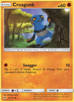 Croagunk - pokemon TCG Card