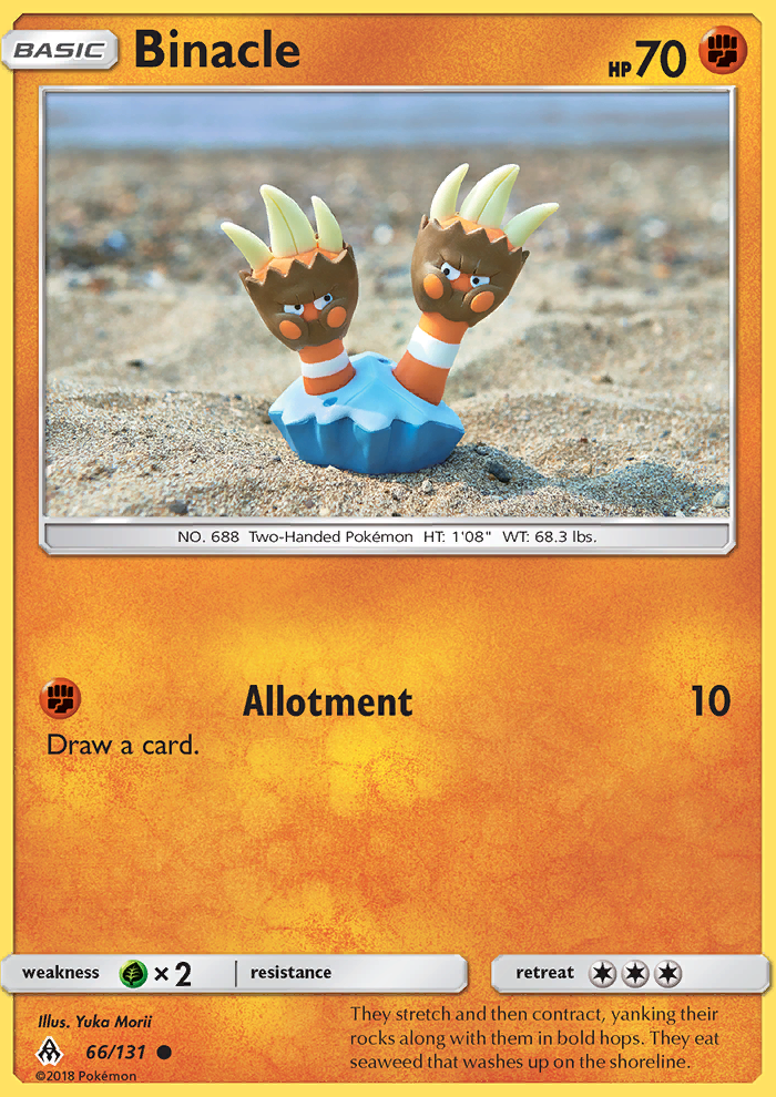 Binacle - Pokémon TCG Card