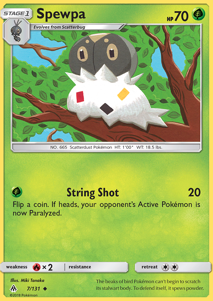 Spewpa - Pokémon TCG Card