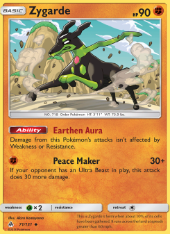 Zygarde - pokemon TCG Card