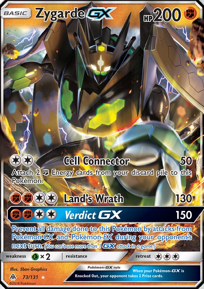 Zygarde GX - Pokémon TCG Card