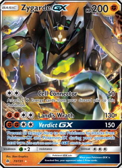 Zygarde GX - pokemon TCG Card