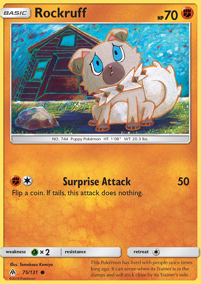 Rockruff - Pokémon TCG Card