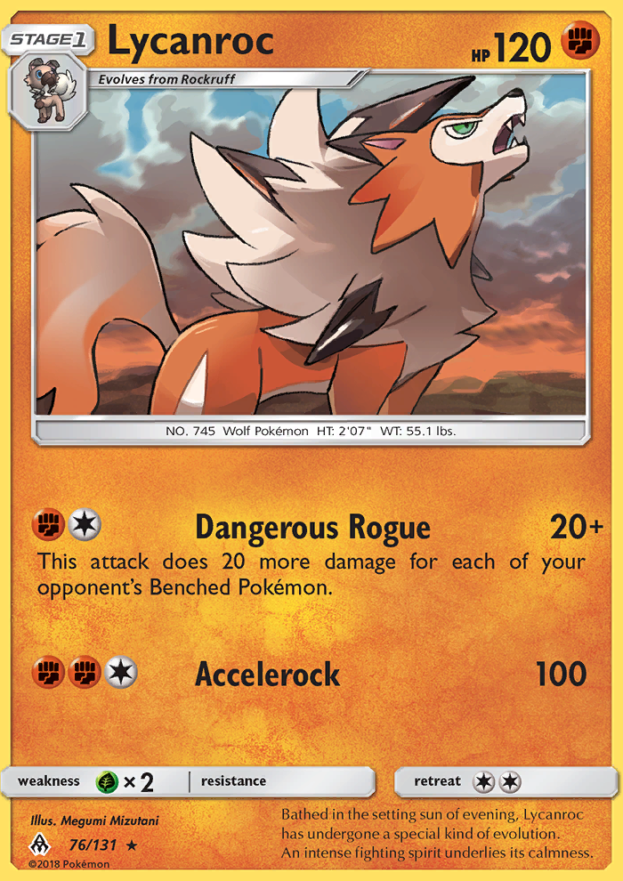 Lycanroc - Pokémon TCG Card