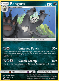 Pangoro - pokemon TCG Card