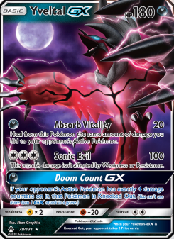 Yveltal GX - pokemon TCG Card