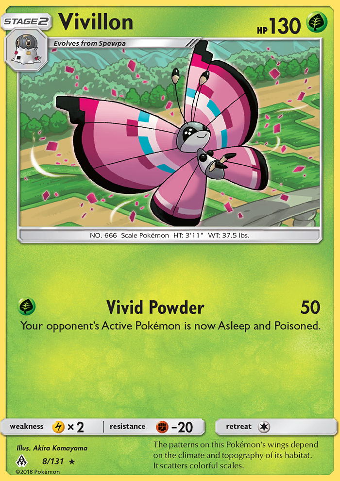 Vivillon - Pokémon TCG Card