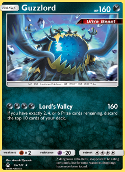 Guzzlord - pokemon TCG Card