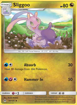 Sliggoo - pokemon TCG Card