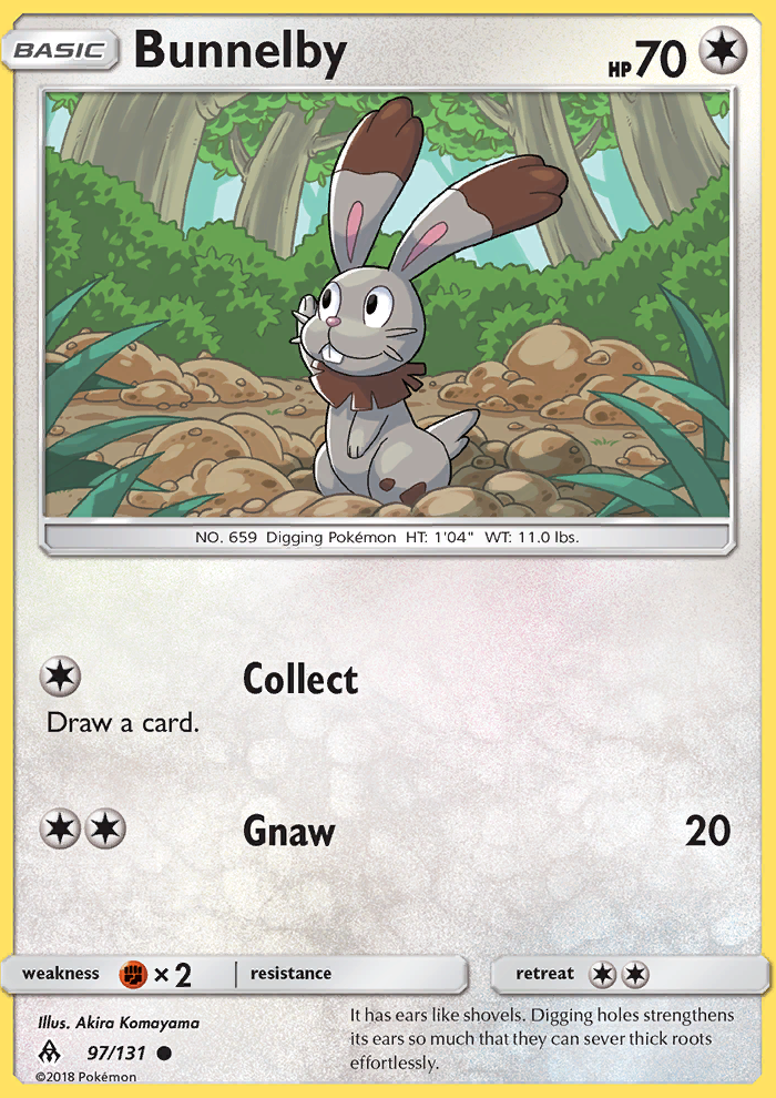 Bunnelby - Pokémon TCG Card