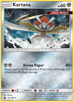 Kartana - pokemon TCG Card
