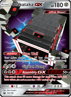 Stakataka GX - pokemon TCG Card