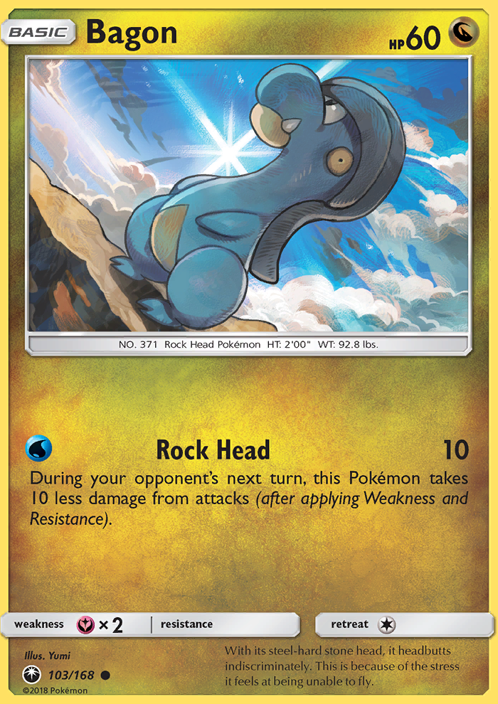 Bagon - Pokémon TCG Card
