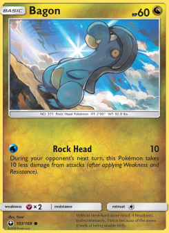 Bagon - pokemon TCG Card