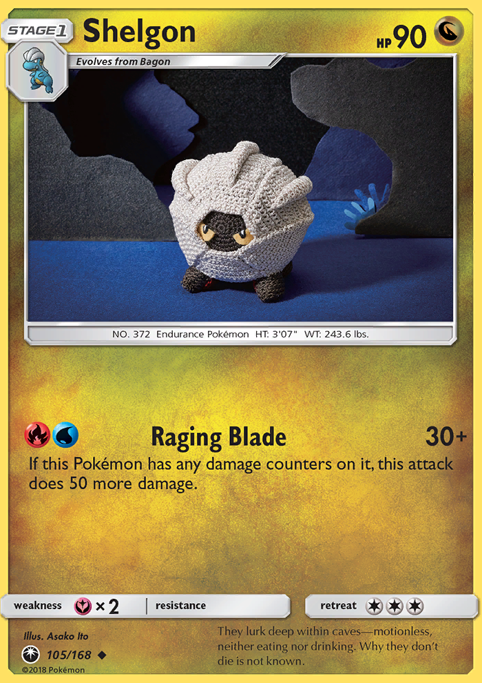 Shelgon - Pokémon TCG Card