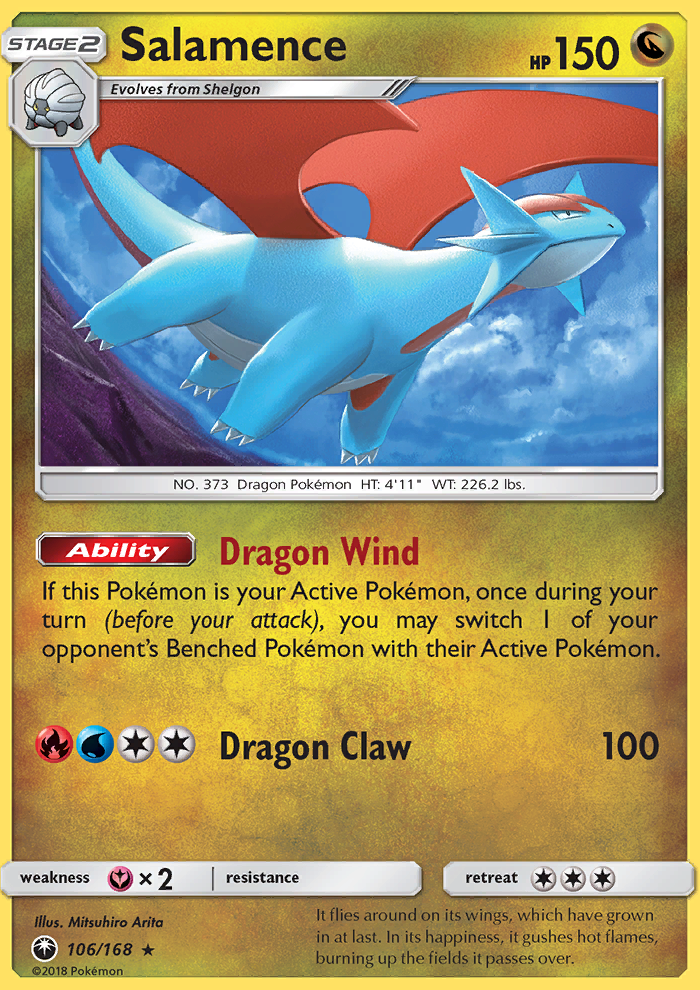Salamence - Pokémon TCG Card