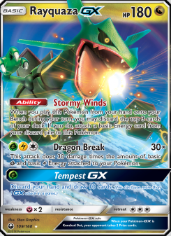 Rayquaza GX - pokemon TCG Card
