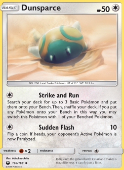 Dunsparce - pokemon TCG Card