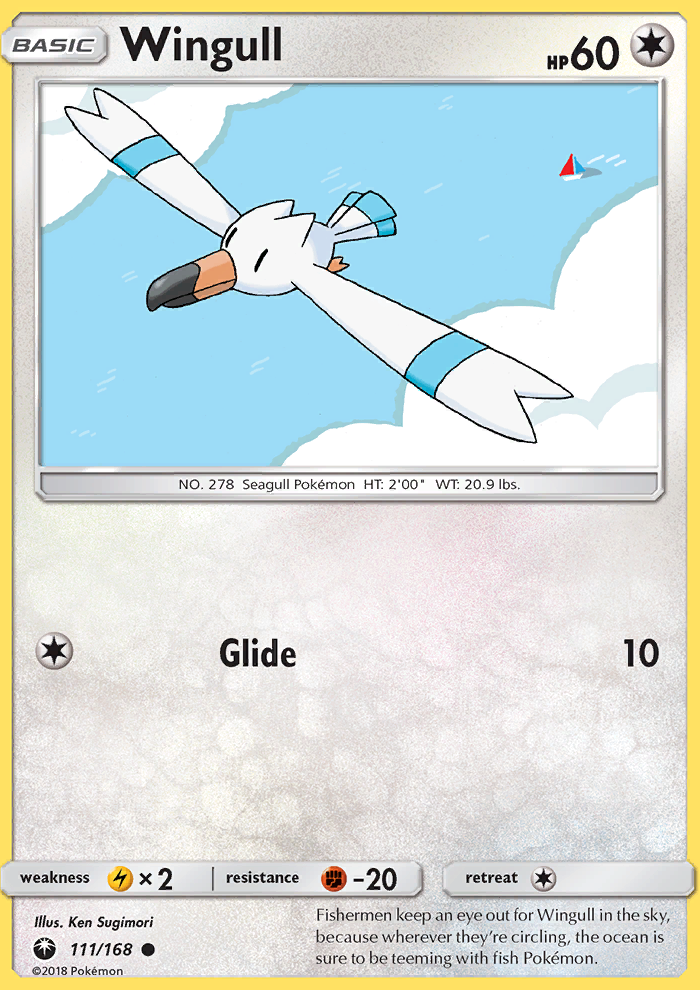 Wingull - Pokémon TCG Card