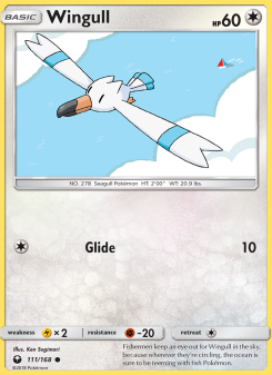 Wingull - pokemon TCG Card
