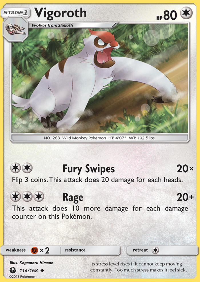 Vigoroth - Pokémon TCG Card