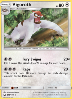 Vigoroth - pokemon TCG Card