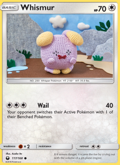 Whismur - pokemon TCG Card