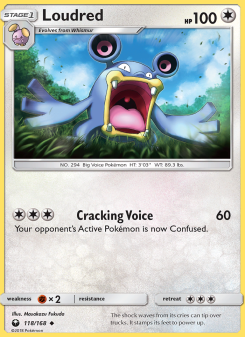 Loudred - pokemon TCG Card