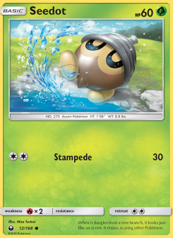 Seedot - pokemon TCG Card