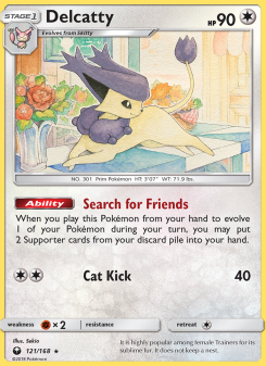 Delcatty - pokemon TCG Card