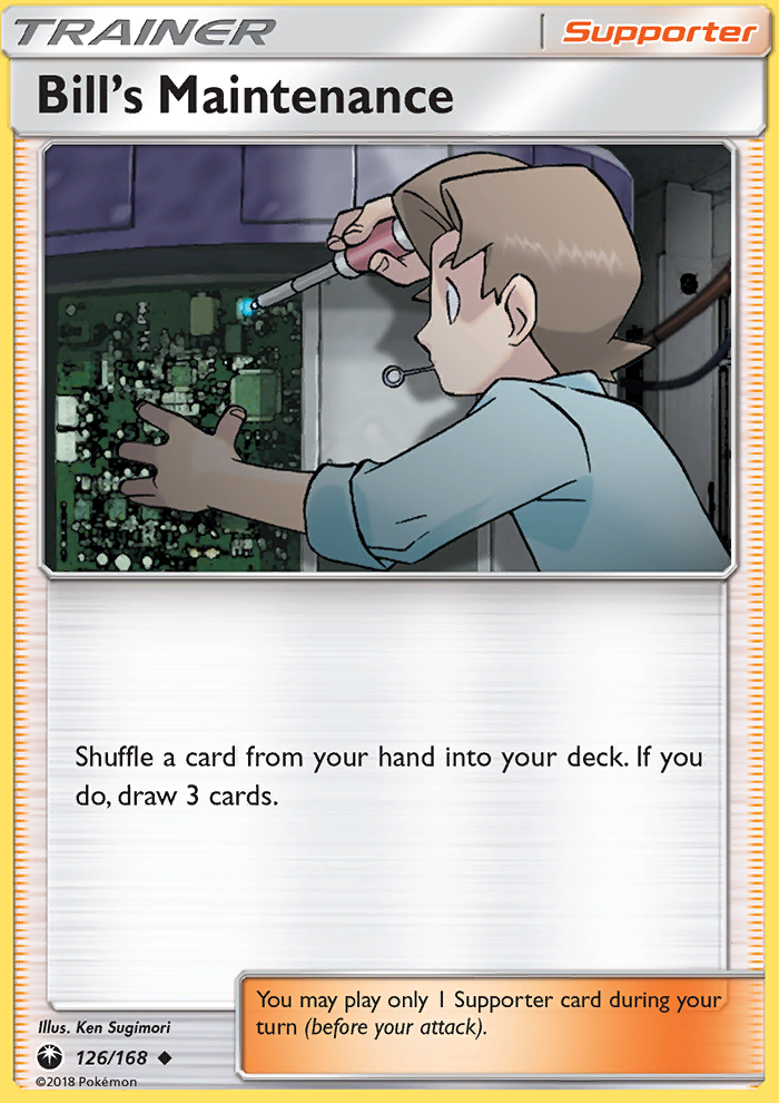 Bill’s Maintenance - Pokémon TCG Card