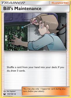 Bill’s Maintenance - pokemon TCG Card
