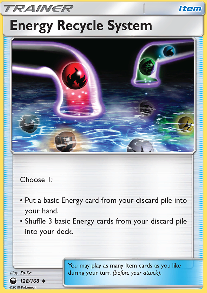 Energy Recycle System - Pokémon TCG Card