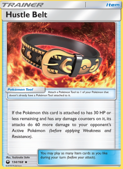 Hustle Belt - pokemon TCG Card