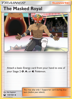 The Masked Royal - pokemon TCG Card