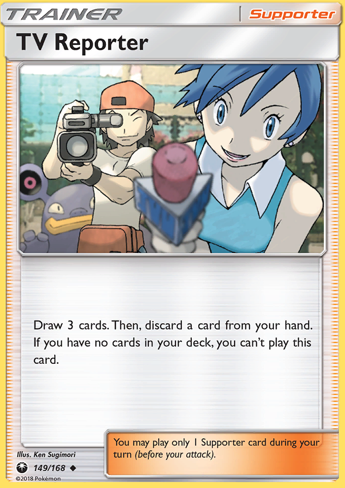 TV Reporter - Pokémon TCG Card