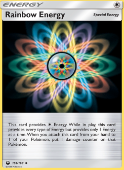 Rainbow Energy - pokemon TCG Card