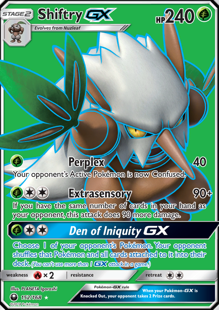 Shiftry GX - Pokémon TCG Card