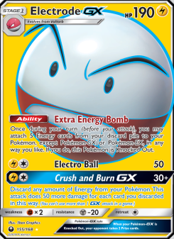 Electrode GX - pokemon TCG Card