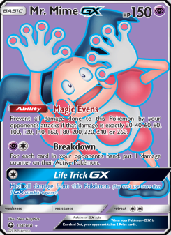 Mr. Mime GX - pokemon TCG Card