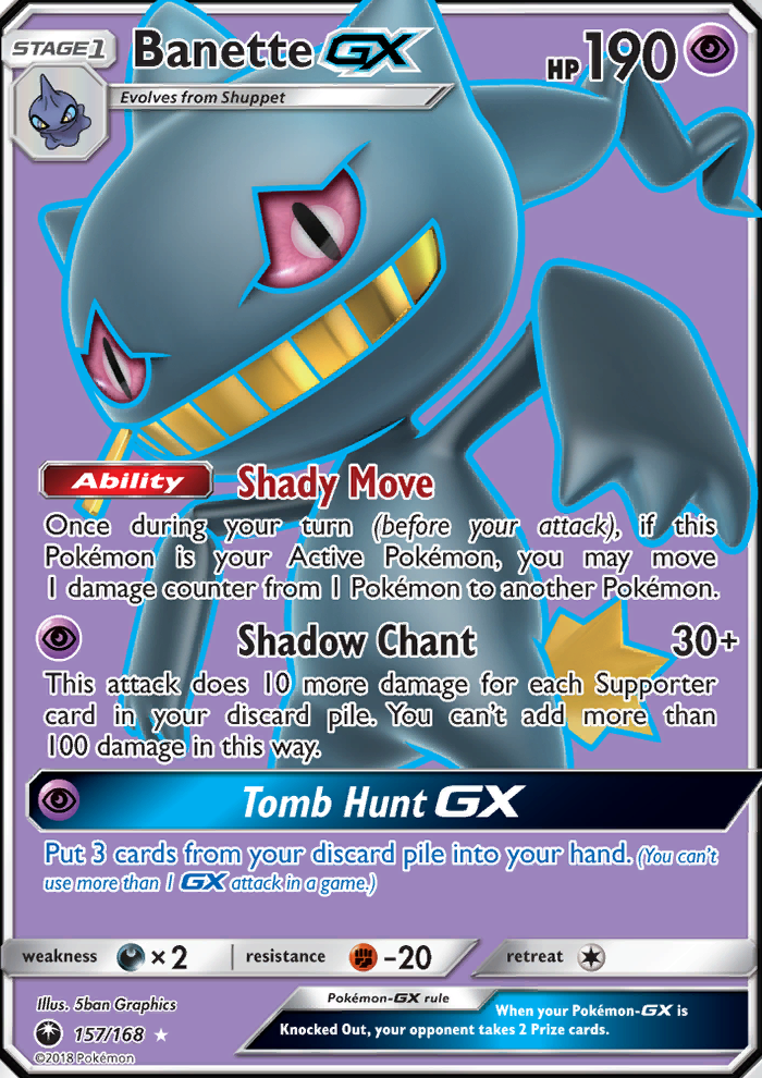 Banette GX - Pokémon TCG Card