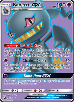 Banette GX - pokemon TCG Card